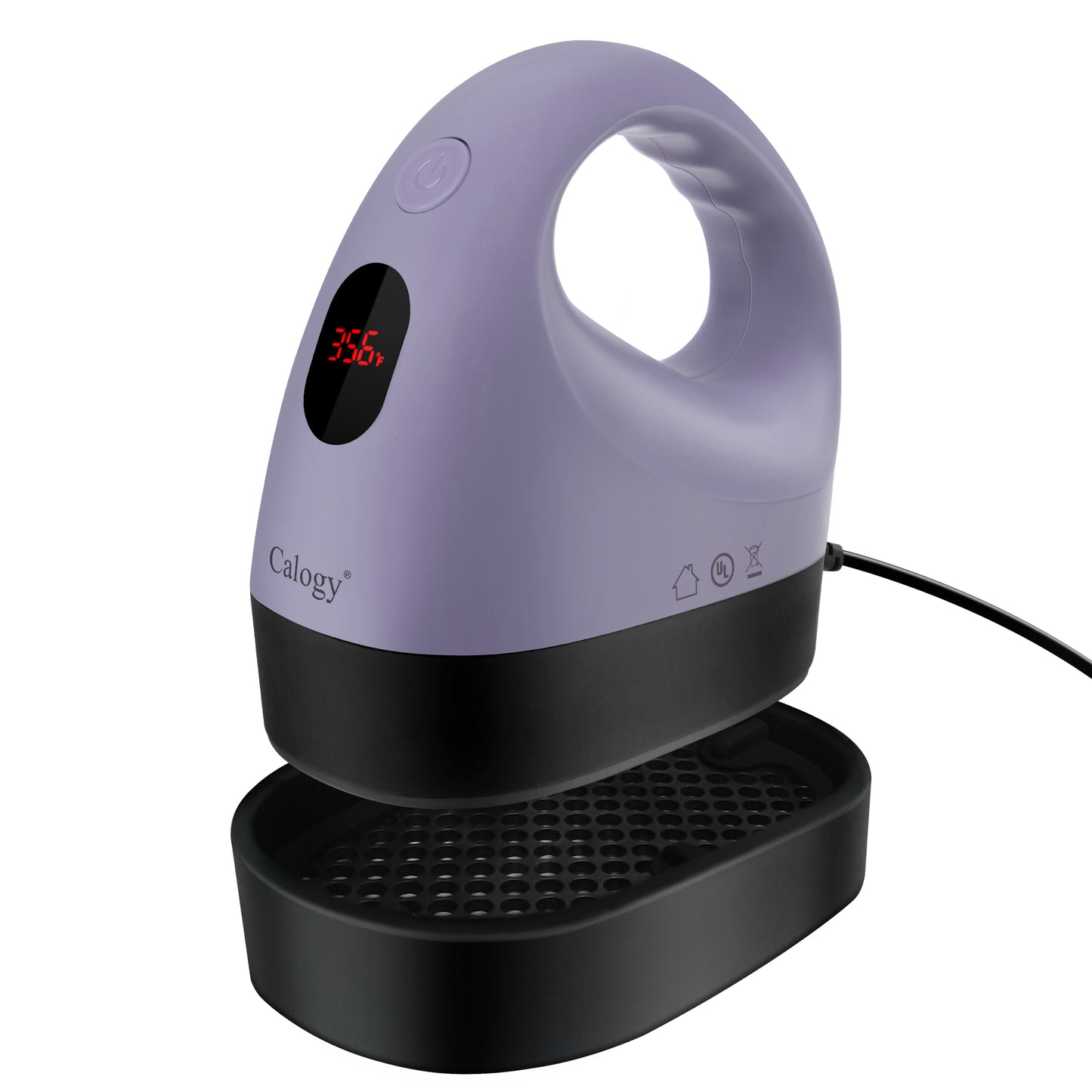 Calogy Mini Heat Press, Varmotransiga Maŝino, Konstanta Tempera Kontrolo, Izolita Sekureca Bazo, Konvenas por Metioj, Ĉemizo, Ĉapelo, Ĉapo, Kusenoj (Blanka Rozo)