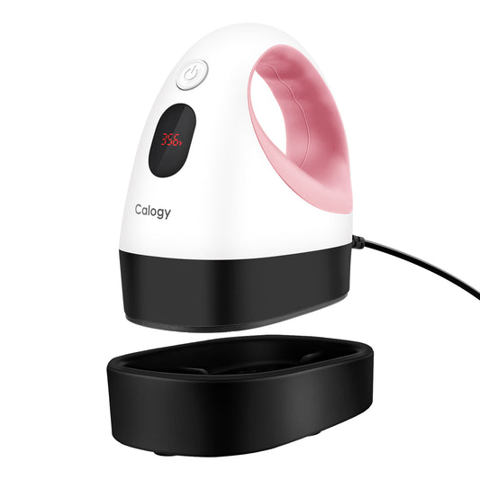 Calogy Heat Press Machine, Small Heat Transfer, Mini and Portable Iron Pressing, Constant Temp Control, Over Voltage Protection and High Temp Safety Fuse Inside, Fits for T Shirt, Hats, Shoes